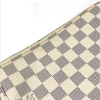 Louis Vuitton Handbag Damier Azur Pochette White — view 5