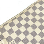 Louis Vuitton Handbag Damier Azur Pochette White — view 6