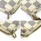 Louis Vuitton Handbag Damier Azur Pochette White — view 7