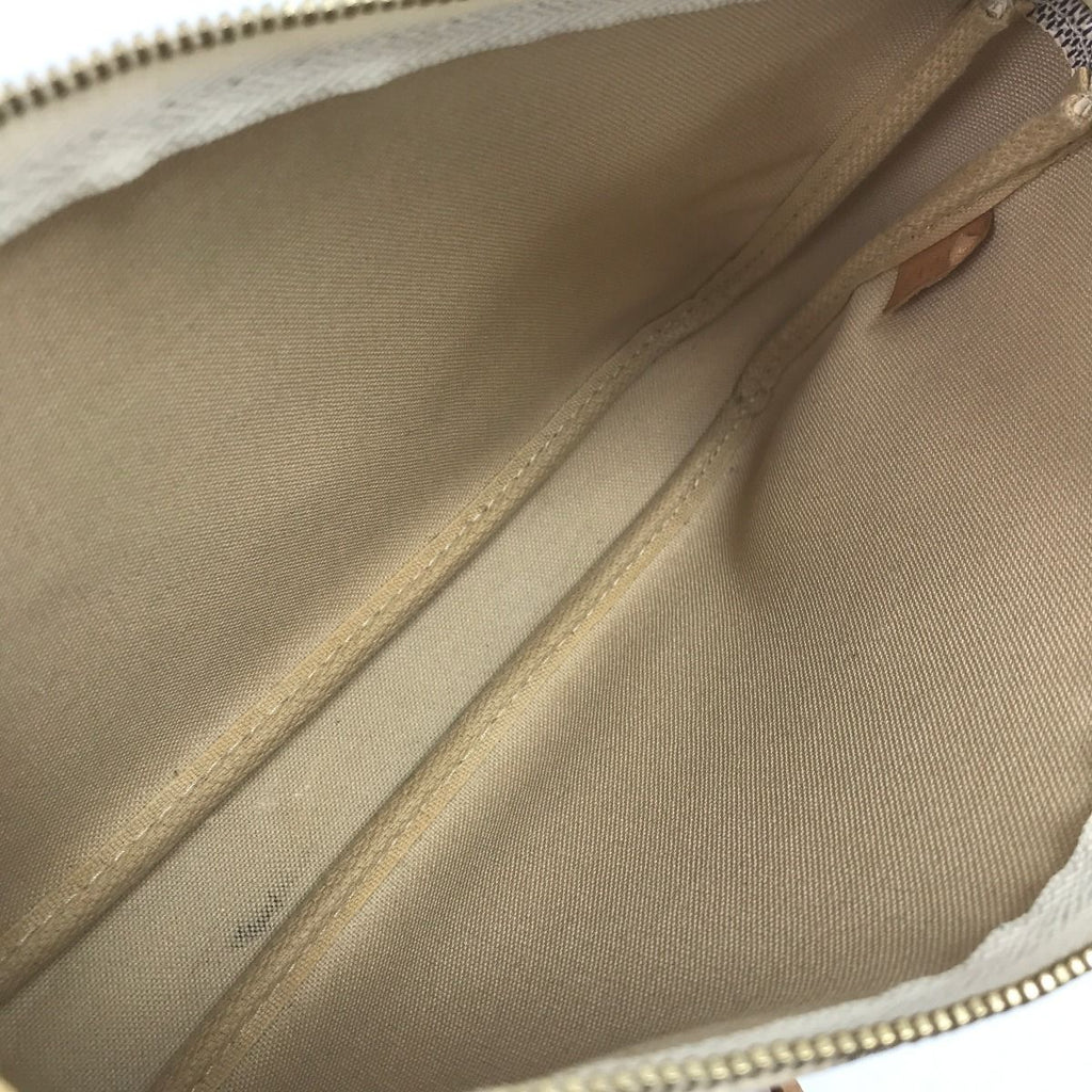 Louis Vuitton Handbag Damier Azur Pochette White — view 9