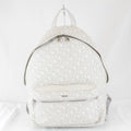 Dior Backpack Canvas Leather White