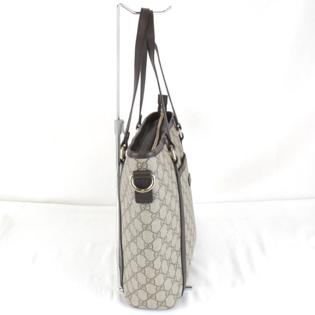 Gucci Tote GG Supreme Canvas Beige — view 2