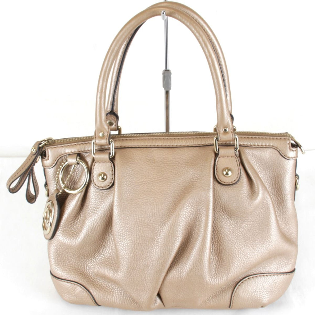 Gucci Handbag Leather Pink