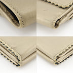 Loewe Anagram Leather Gold Bifold Wallet — view 4