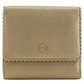 Loewe Anagram Leather Gold Bifold Wallet