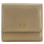 Loewe Anagram Leather Gold Bifold Wallet