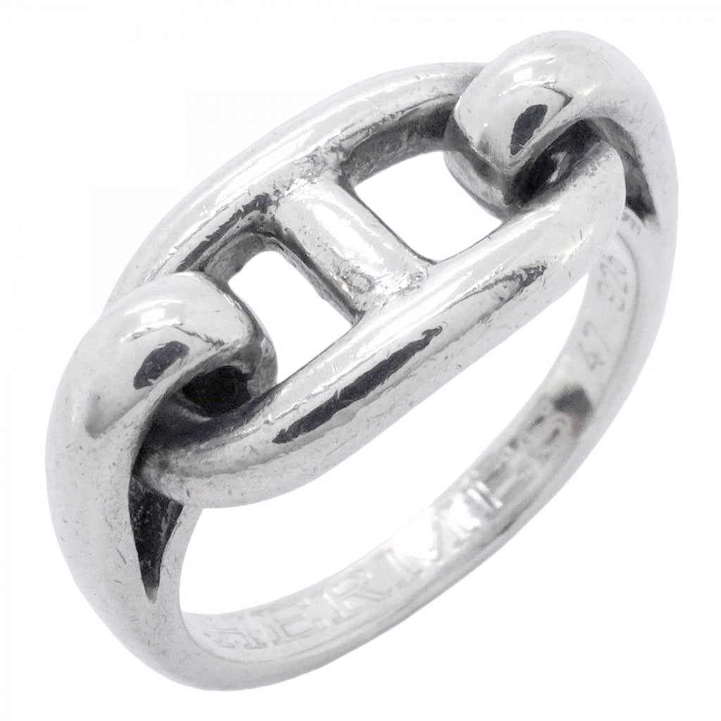 Hermes Ring Chaine D'ancre 925 Sterling Silver