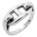 Hermes Ring Chaine D'ancre 925 Sterling Silver