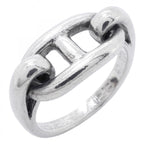 Hermes Ring Chaine D'ancre 925 Sterling Silver