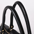 Gucci GG Canvas Tote Shoulder Bag Large Leather Black — view 5