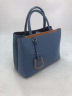 Fendi Handbag Toujour Shoulder Light Blue Travel — view 3