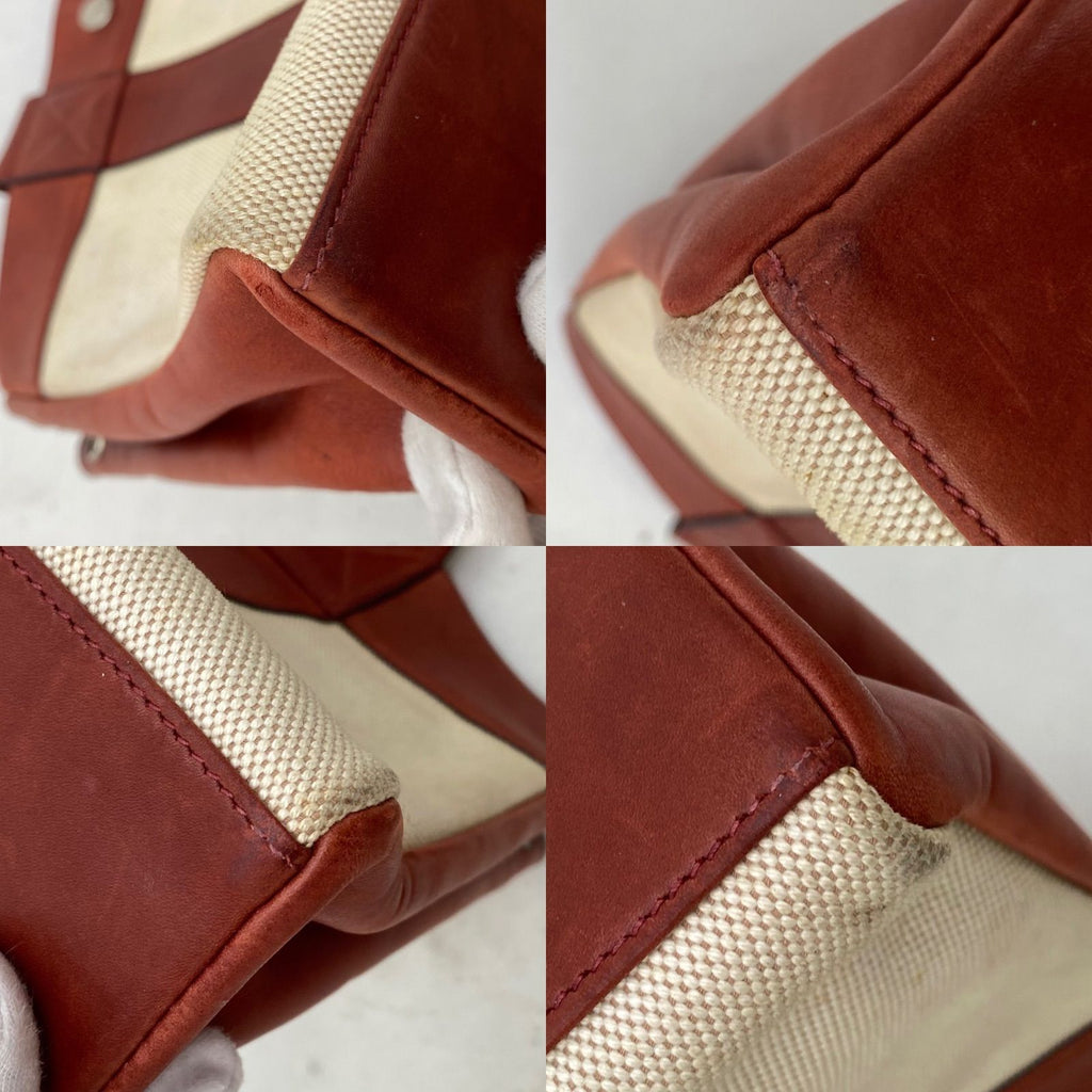 Hermes Handbag Fourre Tout PM Half Leather Tote Travel Business — view 5