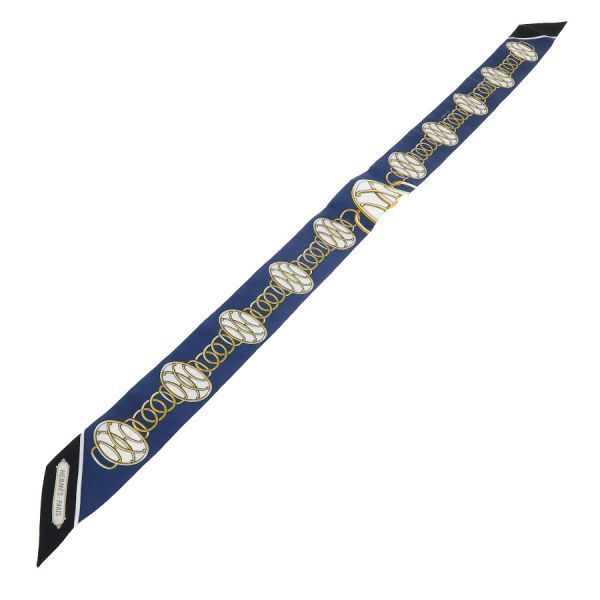 Hermes Twilly Scarf Blue — view 2