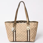 Gucci Tote Bag Gold Brown