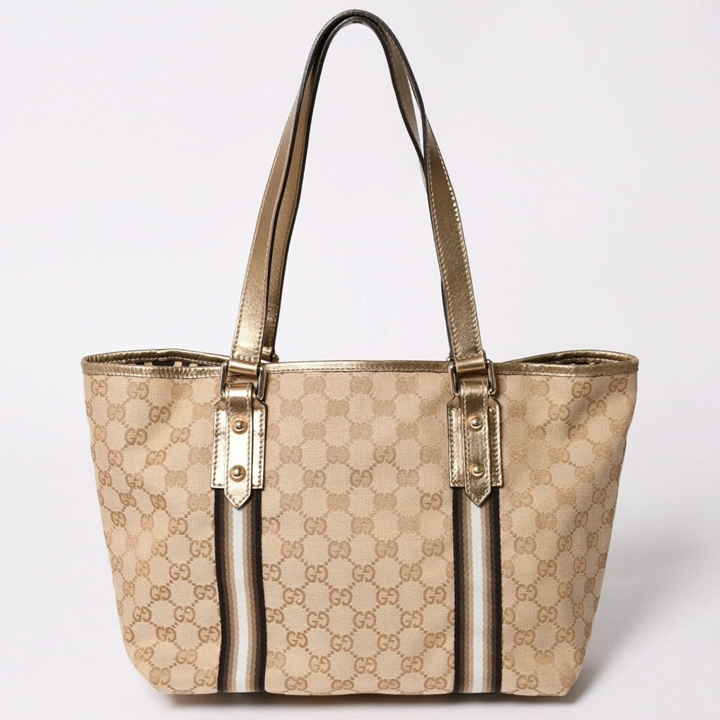 Gucci Tote Bag Gold Brown — view 2