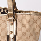 Gucci Tote Bag Gold Brown — view 5