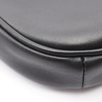 Celine Shoulder Bag Triangle Black Leather Logo — view 5