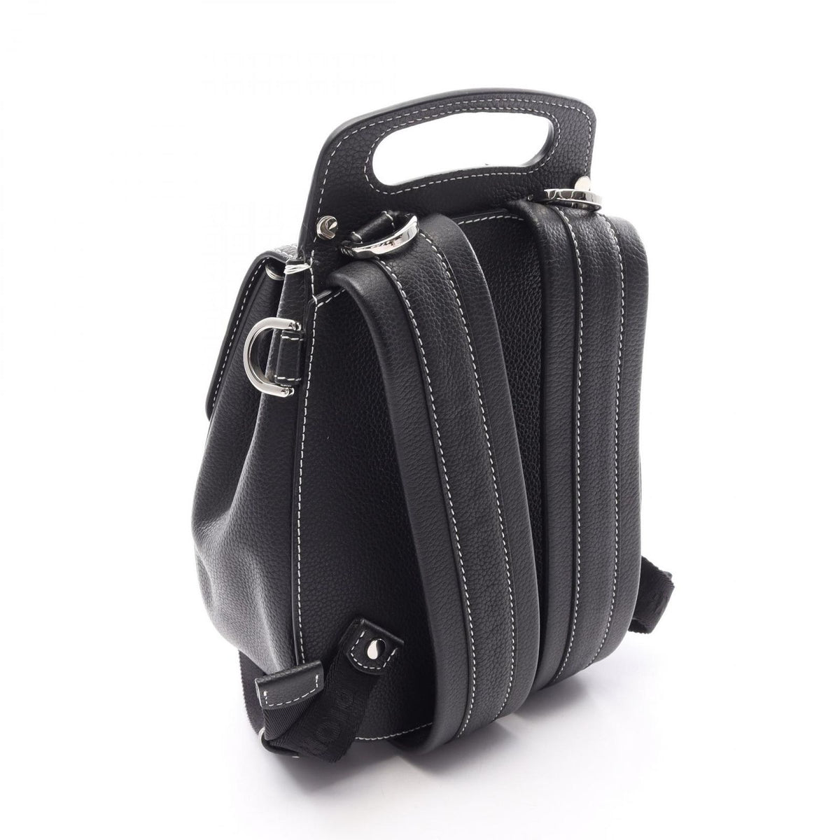 Dior Backpack Gallop Black Leather Saddle Mini — view 2