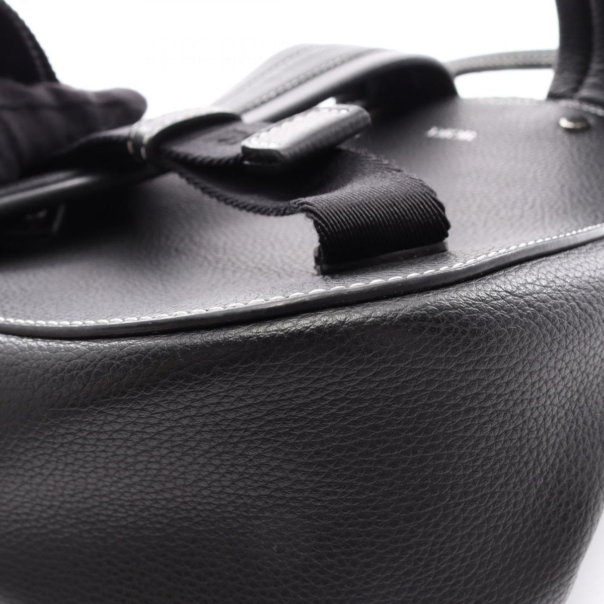 Dior Backpack Gallop Black Leather Saddle Mini — view 5
