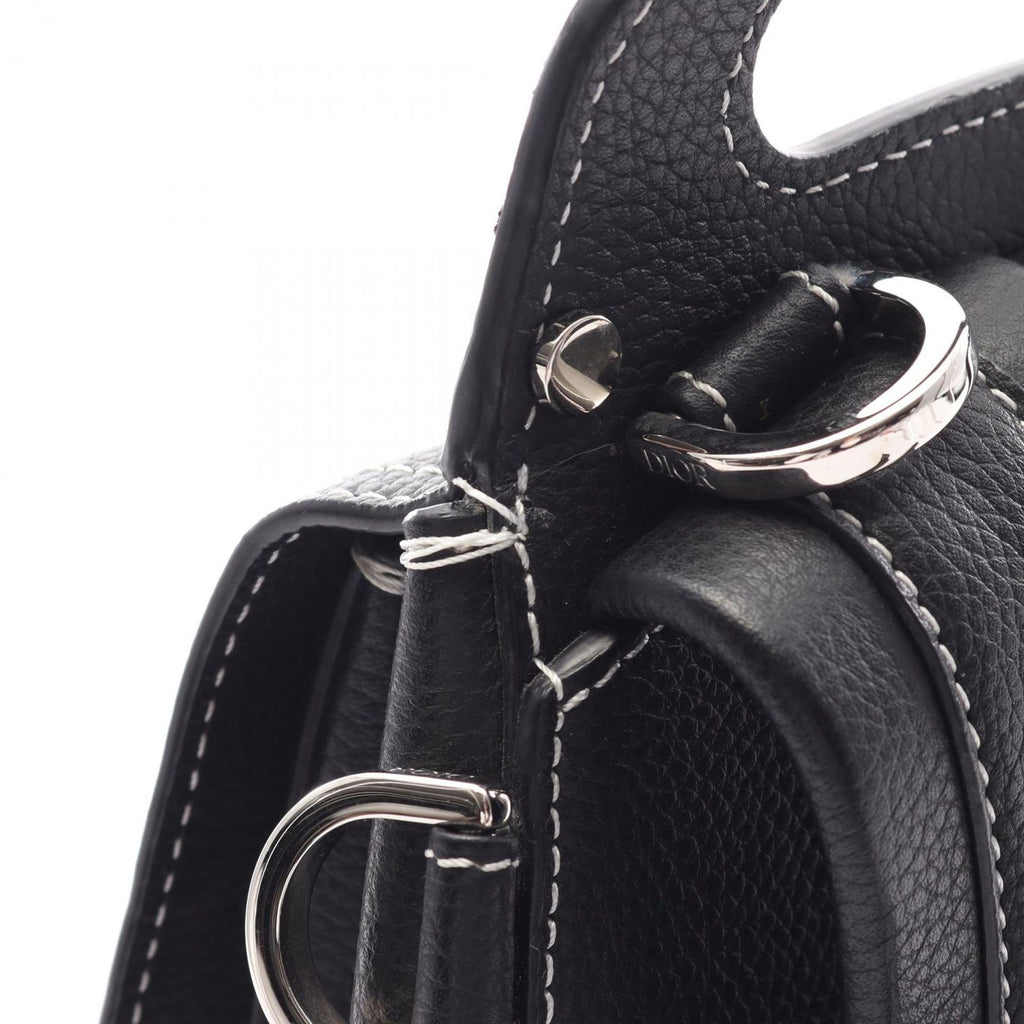Dior Backpack Gallop Black Leather Saddle Mini — view 6