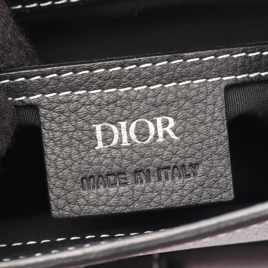 Dior Backpack Gallop Black Leather Saddle Mini — view 4