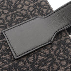 Loewe Tote Buckle Horizontal Anagram Black Canvas Leather — view 9