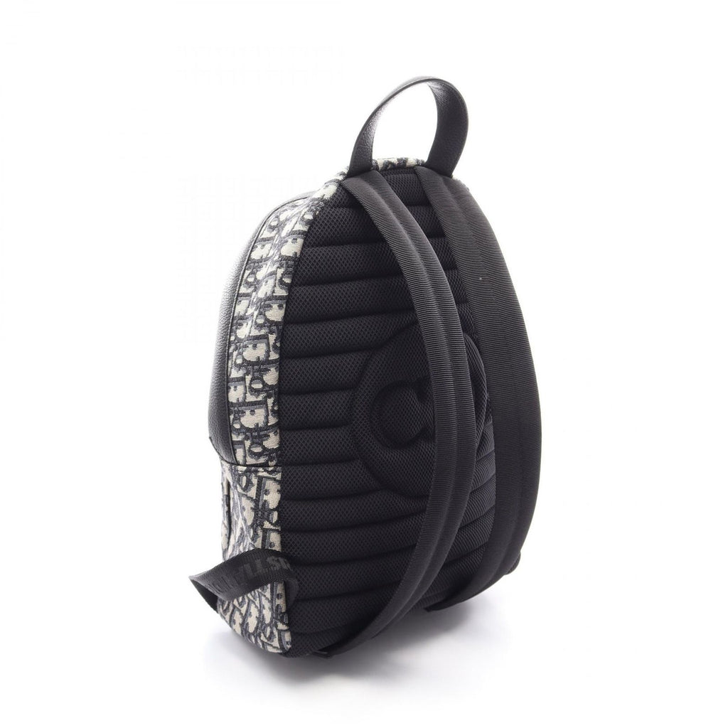 Dior Backpack Rider Blue Jacquard Kids Navy Canvas Leather — view 2