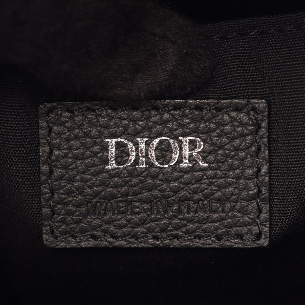 Dior Backpack Rider Blue Jacquard Kids Navy Canvas Leather — view 4