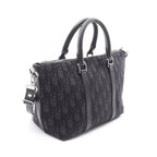 Dior Handbag Weekender 25 2-Way Black Canvas Leather — view 2