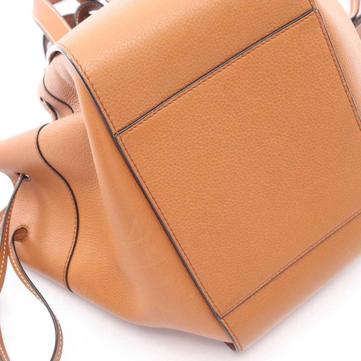 Loewe Handbag Hammock Drawstring Bag Small 2-Way 314.12 Brown Leather — view 8