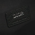 Dior Waist Bag Saddle Oblique Jacquard Navy Canvas Leather — view 4