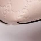 Gucci Tote GG Emblem Guccissima Light Pink Leather — view 6