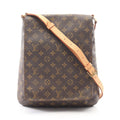 Louis Vuitton Shoulder Bag Musette Monogram Canvas Leather