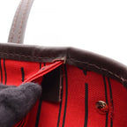 Louis Vuitton Tote Neverfull PM Damier Ebene Canvas Leather — view 6