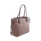 Louis Vuitton Tote Neverfull PM Damier Ebene Canvas Leather — view 2