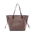 Louis Vuitton Tote Neverfull MM Damier Ebene Canvas Leather