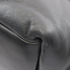 Saint Laurent Paris Tote Wide Puffer Black Leather — view 5