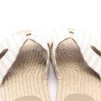 Hermes Sandals Espadrilles Antigua Striped Canvas — view 7