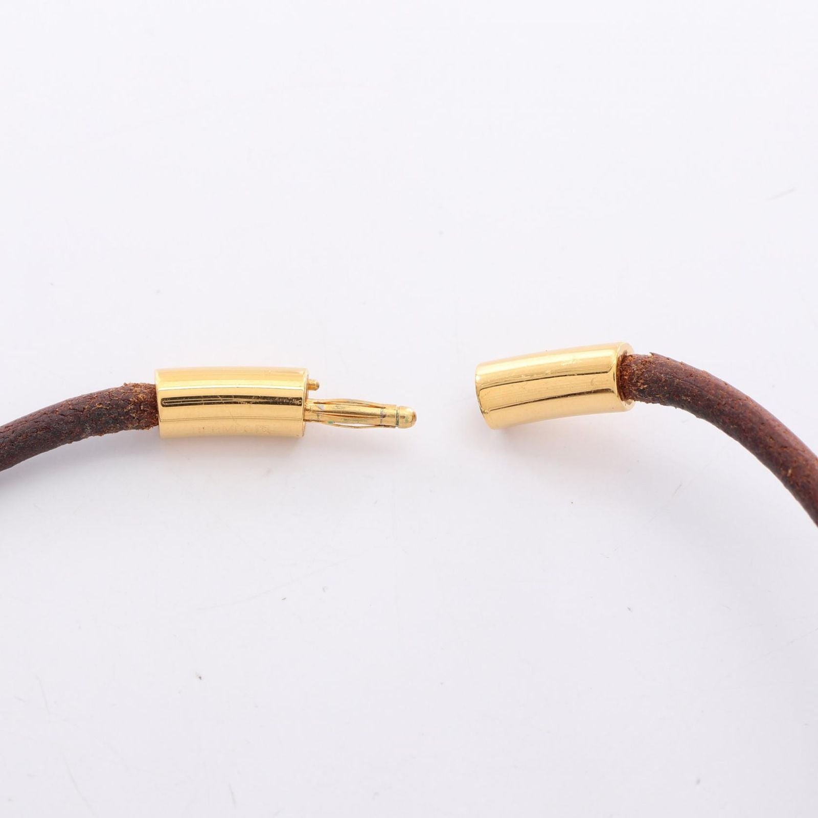 Hermes Choker Glenan Leather Necklace — view 4