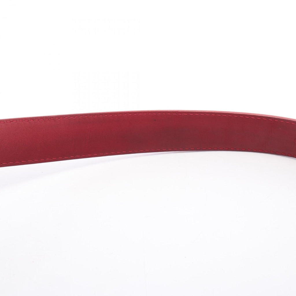 Louis Vuitton Belt Ceinture LV Cut Reversible Gold Leather Canvas — view 7