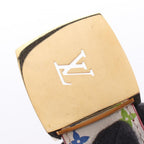 Louis Vuitton Belt Ceinture LV Cut Reversible Gold Leather Canvas — view 8