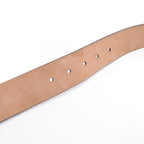 Fendi Belt FF Logo Buckle Leopard Gold Leather — view 6