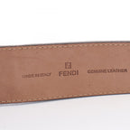 Fendi Belt FF Logo Buckle Leopard Gold Leather — view 4