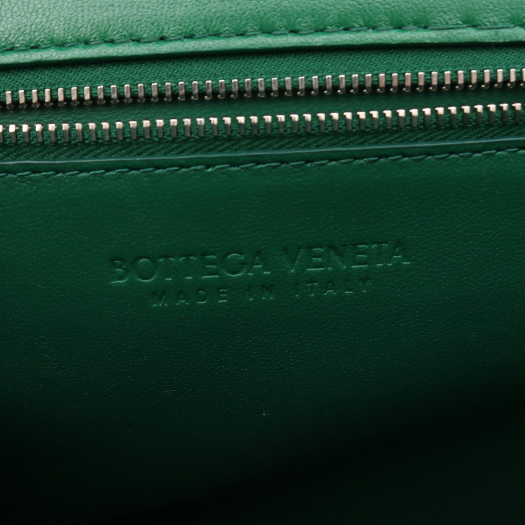 Bottega Veneta Shoulder Bag the Clip Green Leather — view 4
