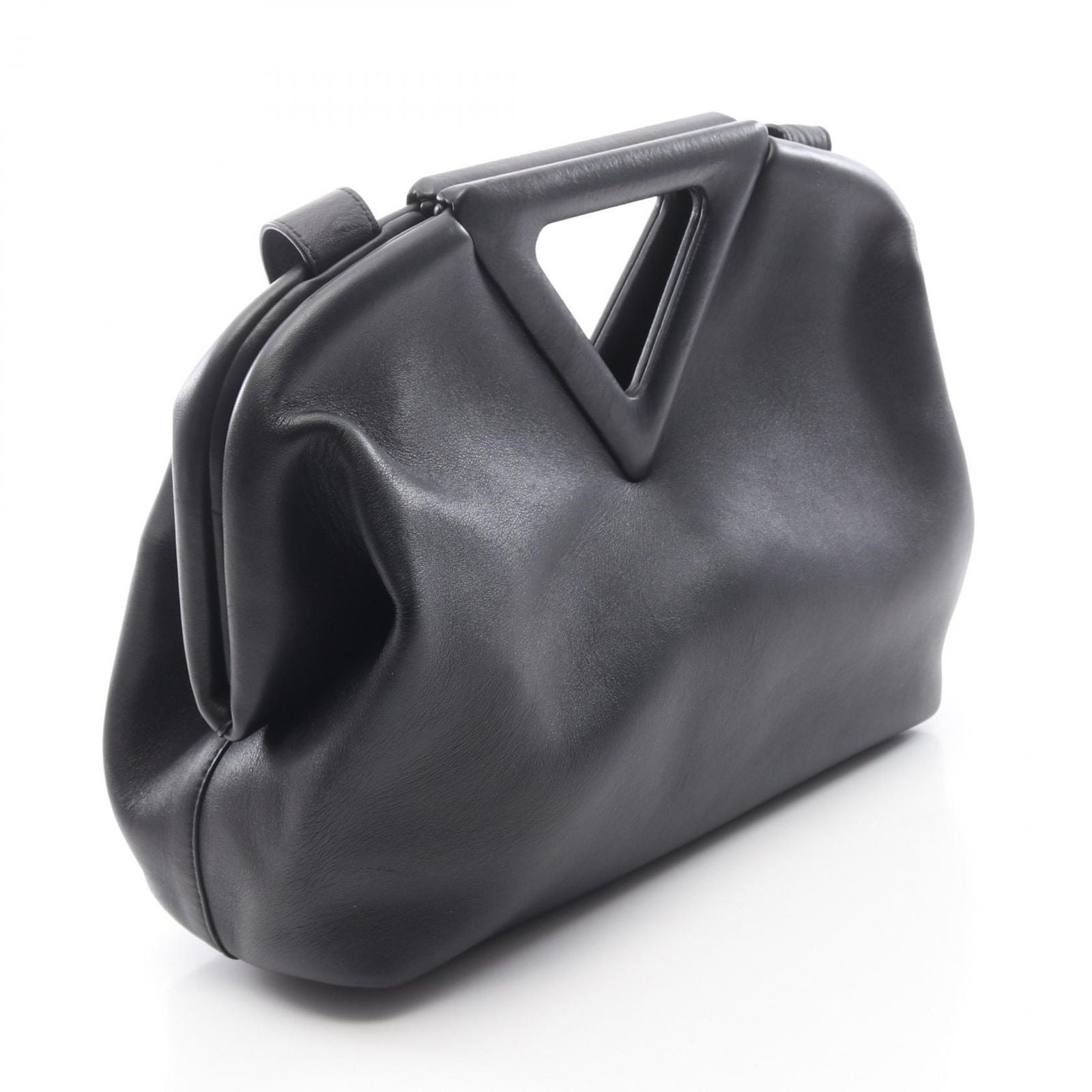 Bottega Veneta Shoulder Bag Point 2-Way Black Leather — view 2