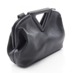 Bottega Veneta Shoulder Bag Point 2-Way Black Leather — view 2