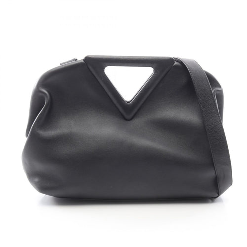 Bottega Veneta Shoulder Bag Point 2-Way Black Leather