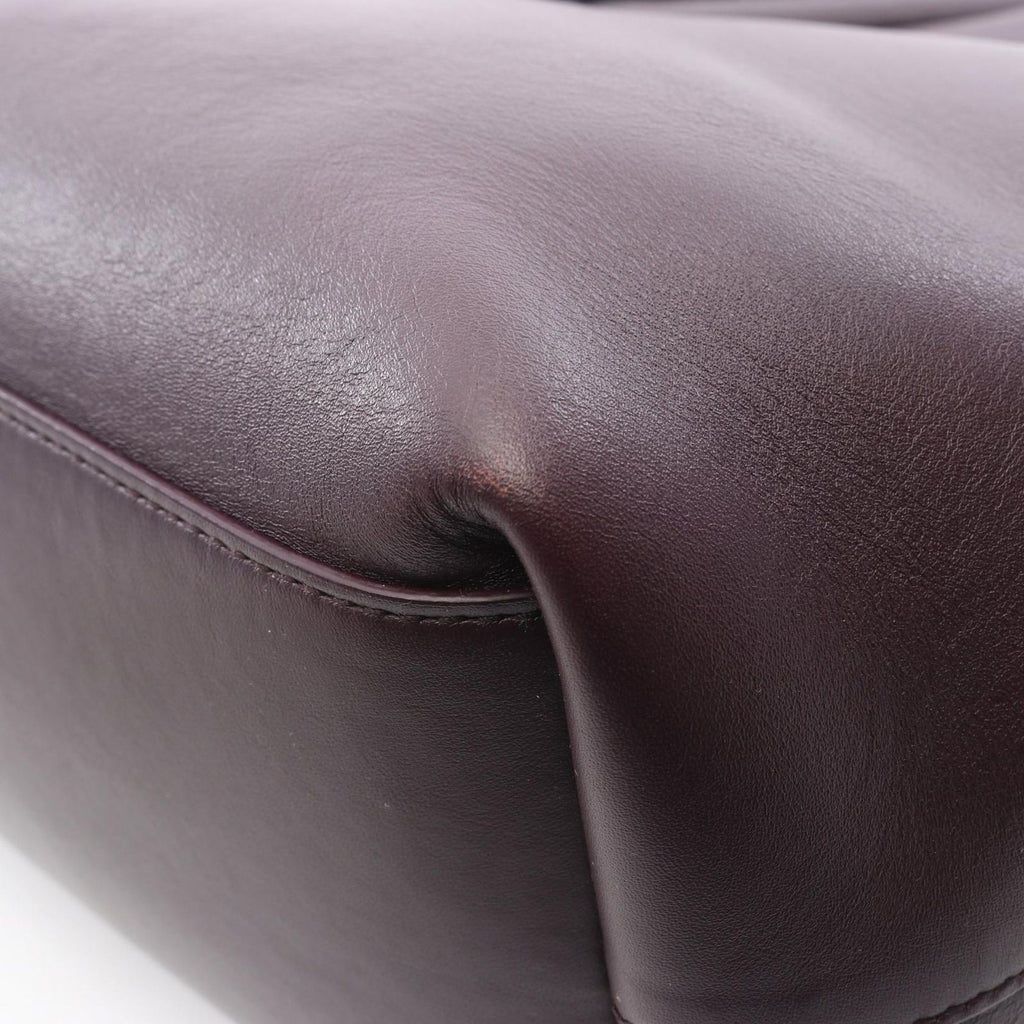 Bottega Veneta Shoulder Bag Point 2-Way Dark Purple Leather — view 6
