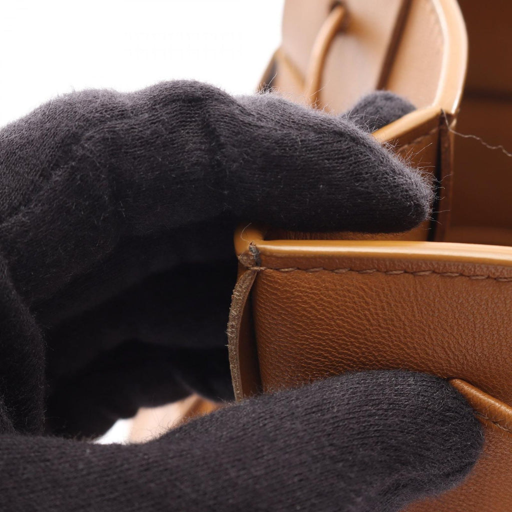 Bottega Veneta Shoulder Bag Small Cassette Camel Leather — view 7