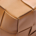 Bottega Veneta Shoulder Bag Small Cassette Camel Leather — view 8